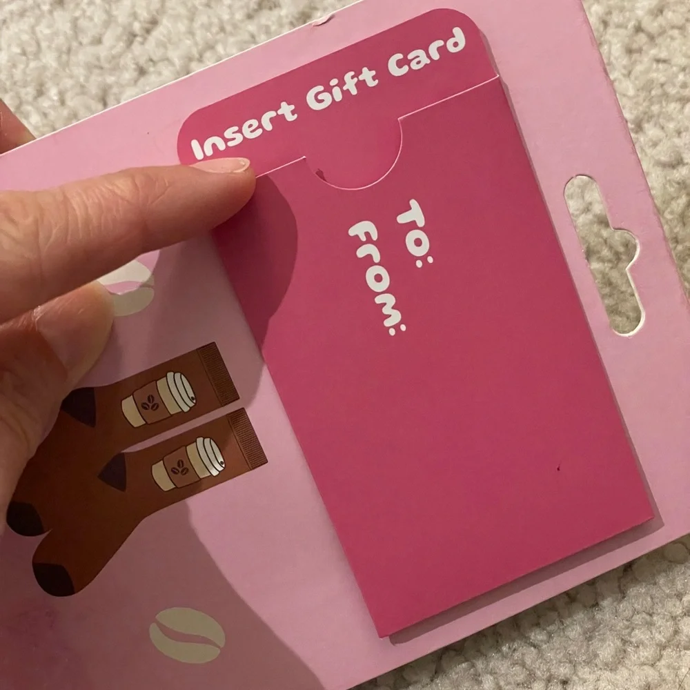 Coffee Gift Set Bundle - Socks with Gift Card Holder, Mug Candle, Kindness Pen